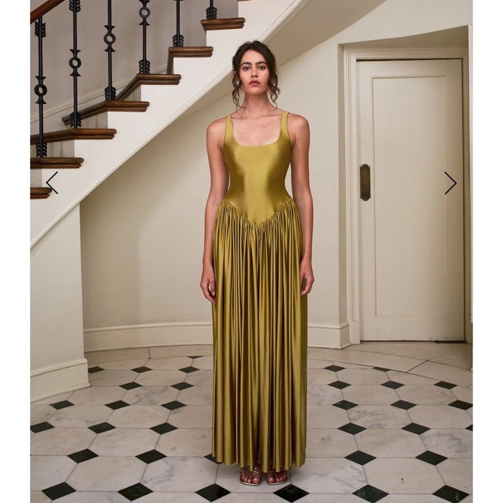 Delfi Collective Oriana Dress in Olive